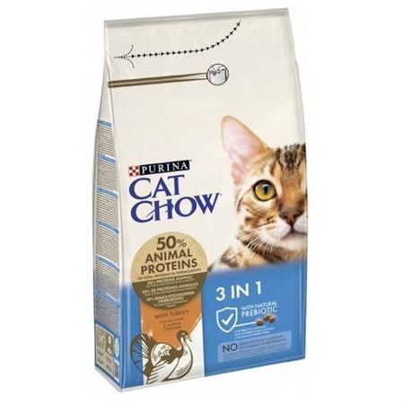 Purina Cat Chow 3 in 1 Hindili Yetişkin Kedi Maması  15 KG