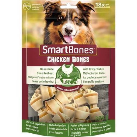 Smart Bones Mini Chicken Tavuklu ve Sebzeli Küçük Irk Köpek Ödülü  18 Adet