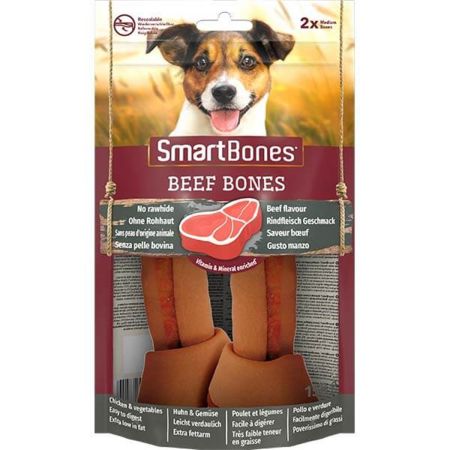 Smart Bones Medium Beef Biftekli Orta Irk Köpek Ödülü  2 Adet