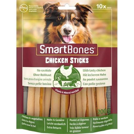 Smart Bones Chicken Sticks Tavuklu ve Sebzeli Köpek Ödülü  10 Adet