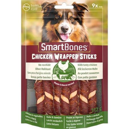 Smart Bones Wrapped Chicken Sticks Mini Tavuklu Köpek Ödülü  9 Adet