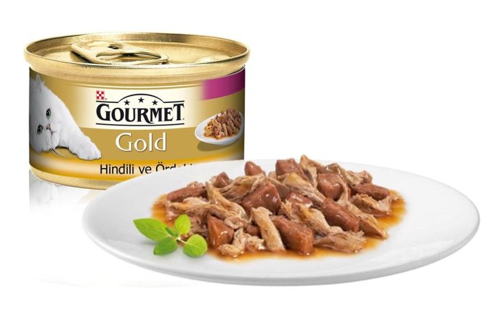 Purina Gourmet Gold Hindili ve Ördekli Kedi Konservesi  85 gr