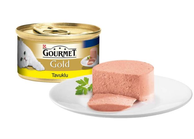 Purina Gourmet Gold Kıyılmış Tavuk Etli Kedi Konservesi  85 gr