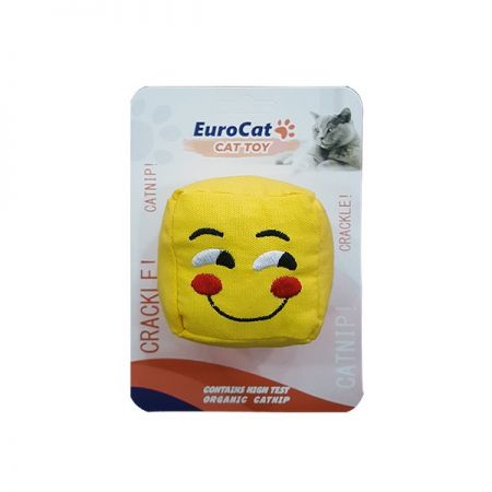 Eurocat Gülen Smiley Küp Kedi Oyuncağı