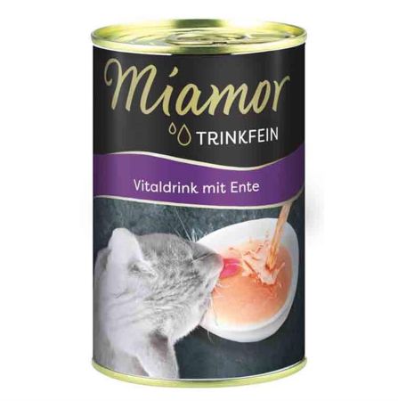 Miamor Vital Drink Ördekli Çorba Kedi Konservesi  135 ml