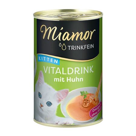 Miamor Kitten Vital Drink Tavuklu Çorba Yavru Kedi Konservesi  135 ml