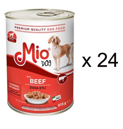 Mio Dana Etli Köpek Konserve Mama  415 gr (24 Adet)