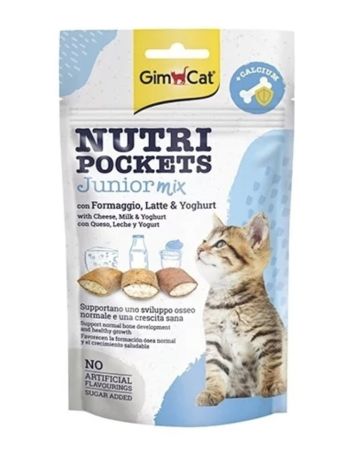 GimCat Nutri Pockets Junior Mix Kedi Ödülü  60 g