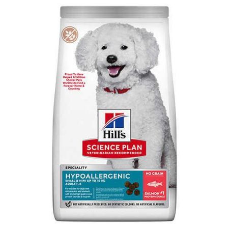 Hills Hypoalerjenik Küçük Irk Somonlu Tahılsız Yetişkin Köpek Maması 1,5 kg