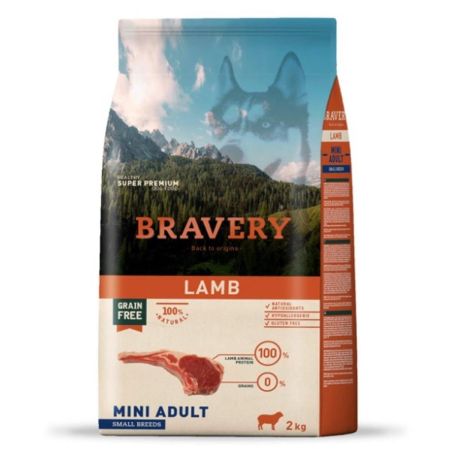 Bravery Lamb Kuzu Etli Tahılsız Küçük Irk Yetişkin Köpek Maması 7 Kg