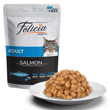 Felicia Tahılsız Somonlu Yetişkin Kedi Konservesi 85 g