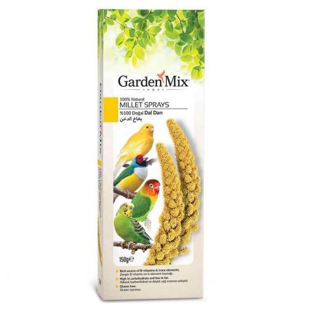 Garden Mix Platin Sarı Doğal Dal Darı Kuş Yemi 150 g