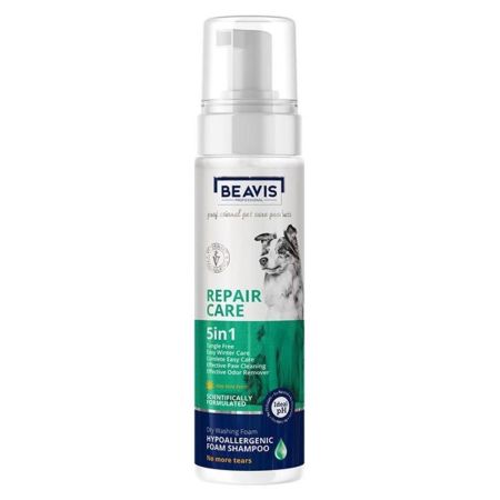 Beavis Repair Care 5 in 1 Foam Aloe Vera Özlü Köpekler için Köpük Şampuan 200 Ml