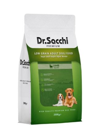 Dr.Sacchi Premium Natural Kuzulu ve Pirinçli Yetişkin Köpek Maması 2 kg