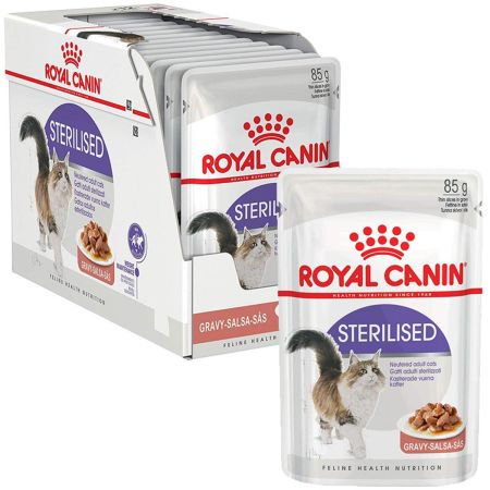 Royal Canin Gravy Sterilised Soslu Kısırlaştırılmış Kedi Konservesi 85 Gr x 12 Adet