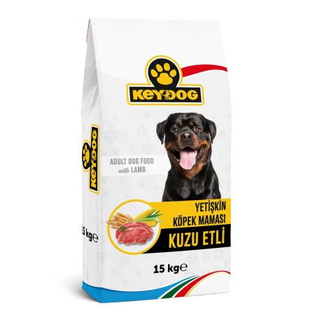 Keydog Kuzulu Yetişkin Köpek Maması 15 Kg