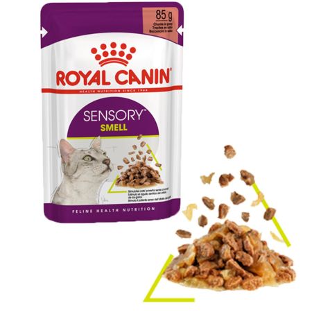 Royal Canin Sensory Smell Etli Ve Balıklı  Yetişkin Kedi Konservesi 85 Gr