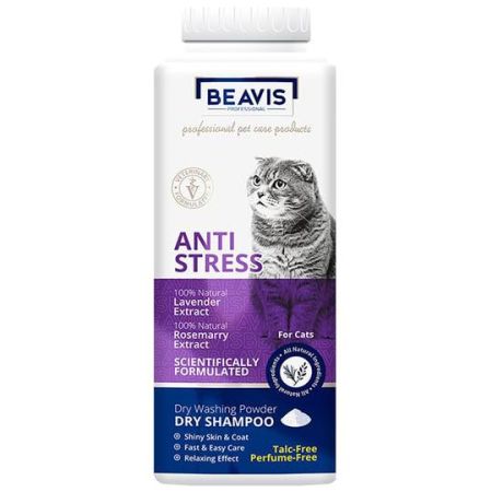 Beavis Anti-Stress Lavanta ve Biberiye Özlü Toz Kedi Şampuanı 150 Gr