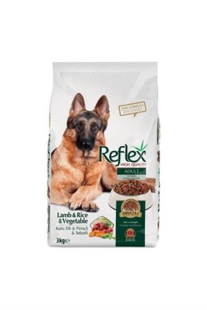 Reflex Kuzu Eti Pirinç ve Sebzeli Yetişkin Köpek Maması 3kg