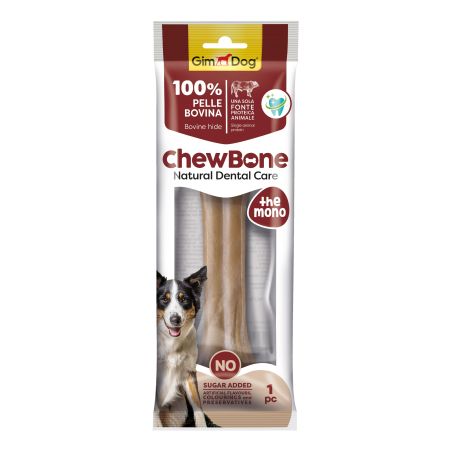 Gimdog Chew Bone Diş Sağlığı Destekleyici Naturel Press Köpek Çiğneme Kemiği 150 Gr 20 Cm 1 Adet