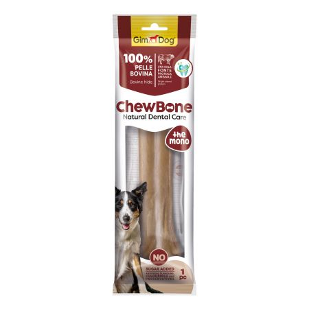 Gimdog Chew Bone Diş Sağlığı Destekleyici Naturel Press Köpek Çiğneme Kemiği 210 Gr 25 Cm 1 Adet