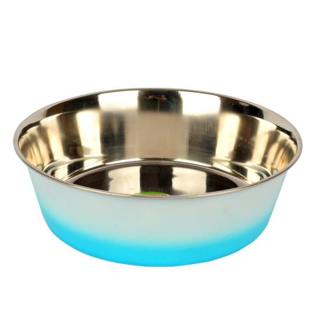 Flip Pet Çelik Köpek Mama Kabı 20 cm (Mavi)