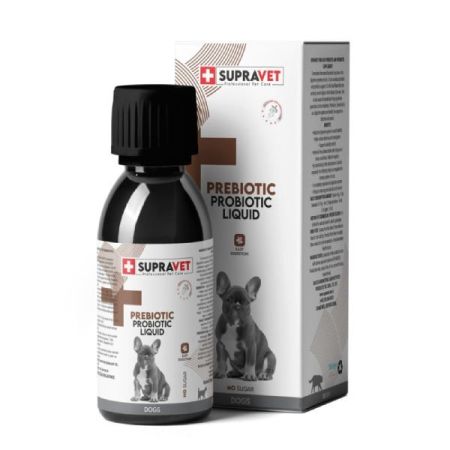 Supravet Probiyotik Bağışıklık Güçlendirici Sıvı Probiyotik + Prebiyotik Köpek Vitamin Takviyesi 100 Ml