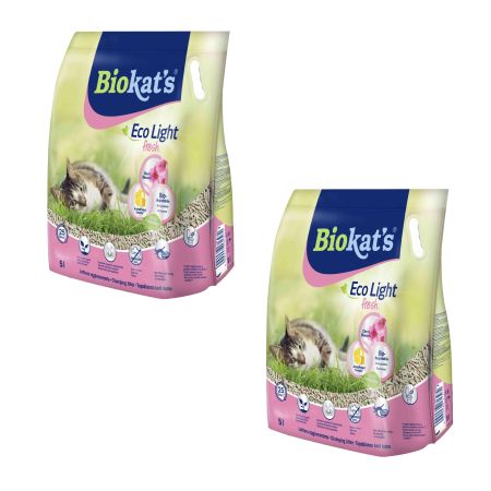 Biokat's Eco Light Kiraz Çiçeği Kokulu Pelet Kedi Kumu 5 LT(2 Adet)
