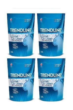 Trendline Tozsuz Silika Kedi Kumu 3,6 Lt 4 Adet