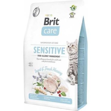 Brit Care Sensitive Hypo-allergenic Böcek Proteinli Tahılsız Yetişkin Kedi Maması 2 Kg