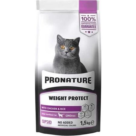 Pronature Weight Protect Tavuk Etli ve Pirinçli Kısırlaştırılmış Kedi Maması 1,5 Kg