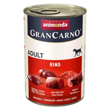 Animonda Gran Carno Sığır Etli Yetişkin Köpek Konservesi  400 Gr