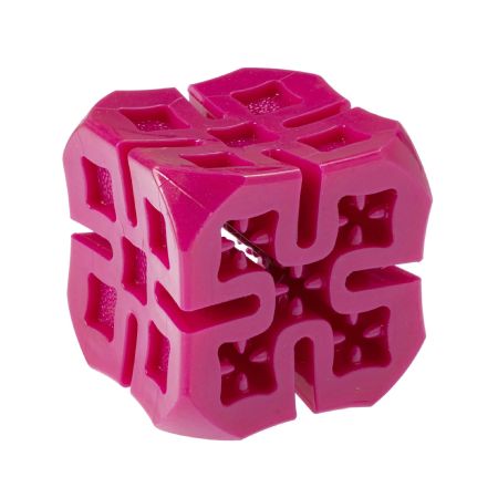 Gimdog Crazy Cube Kauçuk Küp Köpek Ödül Oyuncağı Pembe