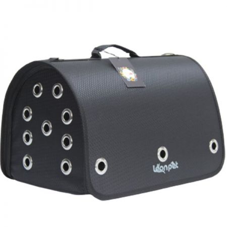 Leon Pet Kapalı Fly Bag Taşıma Çantası Siyahı 26x42x26h Cm