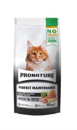 Pronature Hypo-Allergenic Tahılsız Somonlu Karidesli ve Enginarlı Yetişkin Kedi Maması 10 Kg