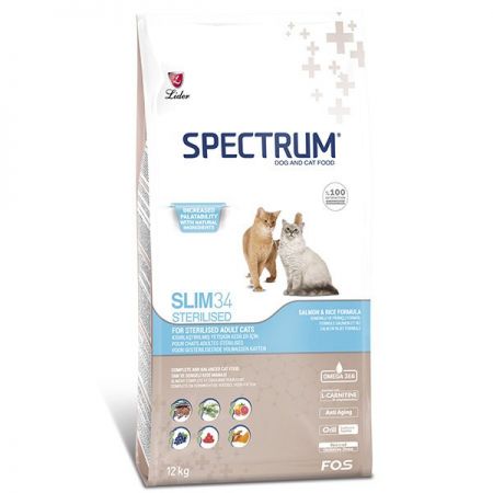 Spectrum Sterilised Slim34 Hipoalerjenik Tavuklu Kısırlastırılmış Kedi Maması 12 Kg