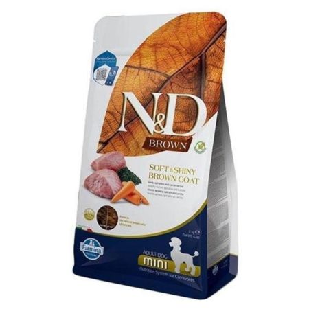 N&D Brown Kuzu Havuç Patates ve Spirulina Küçük Irk Yetişkin Köpek Maması 2 kg