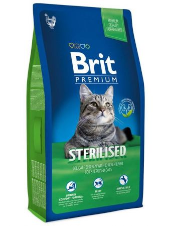 Brit Sterilised Tavuklu Ve Ciğerli Kısırlaştırılmış Kedi Maması 8 Kg