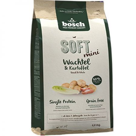 Bosch Soft Mini Bıldırcın Ve Patatesli Tahılsız Köpek Maması 1 Kg