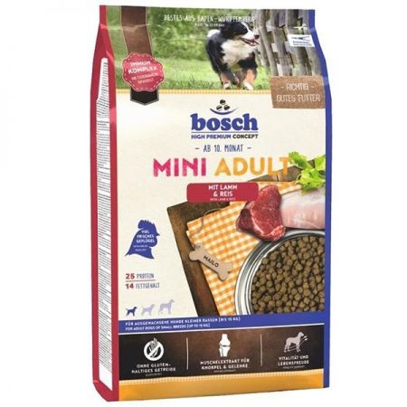 Bosch Mini Adult Küçük Irk Kuzu Etli Yetişkin Köpek Maması 3 Kg