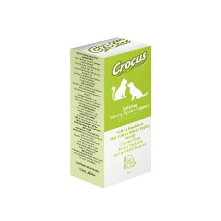 Crocus İdrar Yolu ve Böbrek Sağlığı için Kedi ve Köpek Sıvı Üriner Sistem Desteği 100 Ml