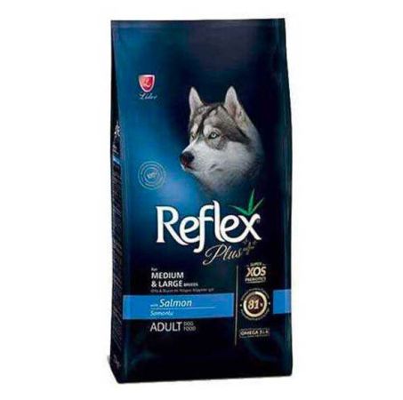 Reflex Plus Somonlu Orta ve Büyük Irk Yetişkin Köpek Maması 3 KG
