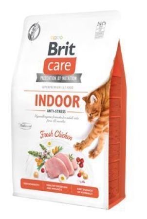 Brit Care Tahılsız Indoor Anti Stress Tavuklu Kedi Maması 2 KG