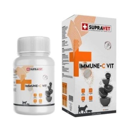 Supravet Immune Kedi ve Köpek için Bağışıklık Sistemi Güçlendirici Tablet (75 Tablet)