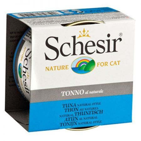 Schesir Ton Balıklı Naturel Konserve Kedi Maması 85 Gr