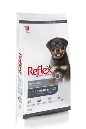 Reflex Kuzu Etli ve Pirinçli Yavru Köpek Maması 15 KG