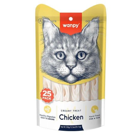 Wanpy Tavuklu Krema Kedi Ödülü 25x14 gr