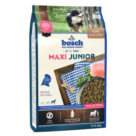 Bosch Maxi Junior Taze Kümes Hayvanlı Büyük Irk Yavru Köpek Maması 3 Kg