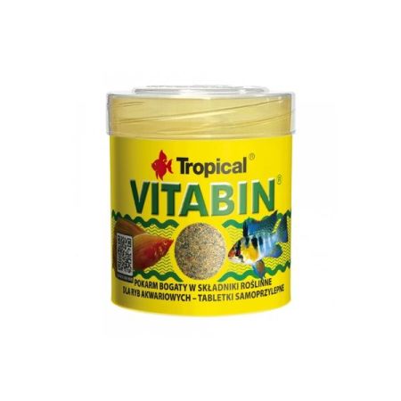 Tropical Vitabin Roslinny Akvaryum Bağışıklık Destekleyici Balık Yemi 50 Ml 36 Gr