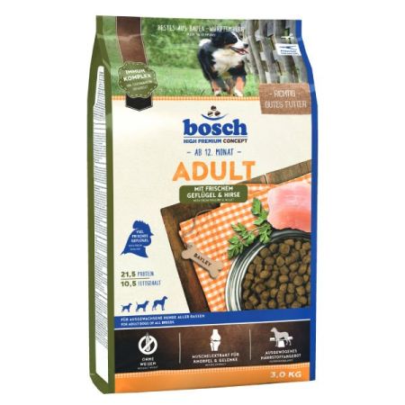 Bosch Adult Poultry Tahılsız Kümes Hayvanlı Yetişkin Köpek Maması 3 Kg